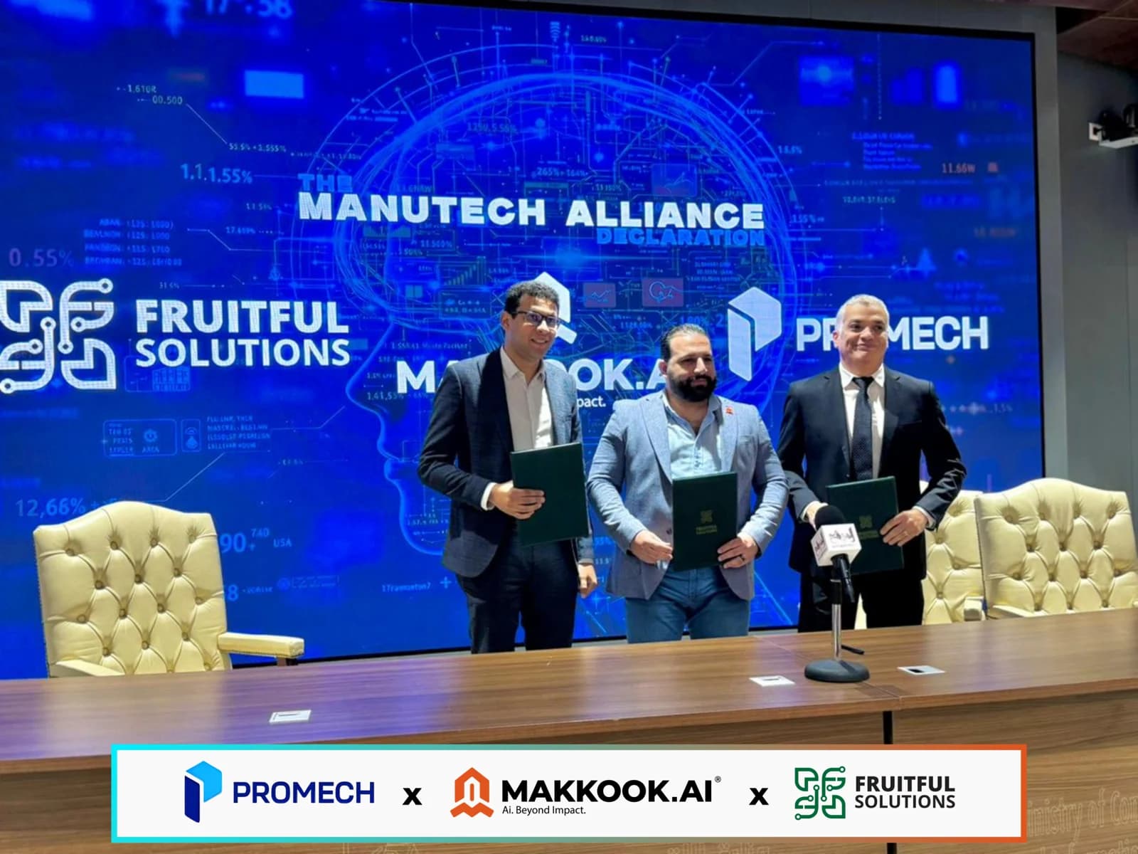 The ManuTech Declaration: Makkook AI, Promech Group, and Fruitful Solutions Reclaiming Industrial Sovereignty in the Middle East